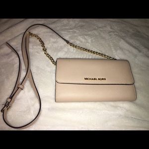 Jet Set Travel Saffiano Leather Crossbody